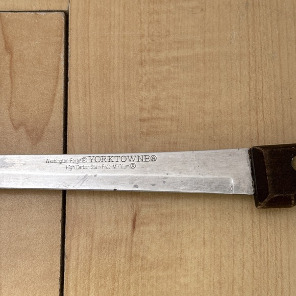 Vintage Washington Forge Yorktowne Fillet Boning Knife Brazil Wood Handle 12.25" - Picture 5 of 11